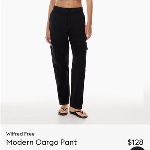 Aritzia Wilfred Modern Cargo Pants (Black, Size 2)